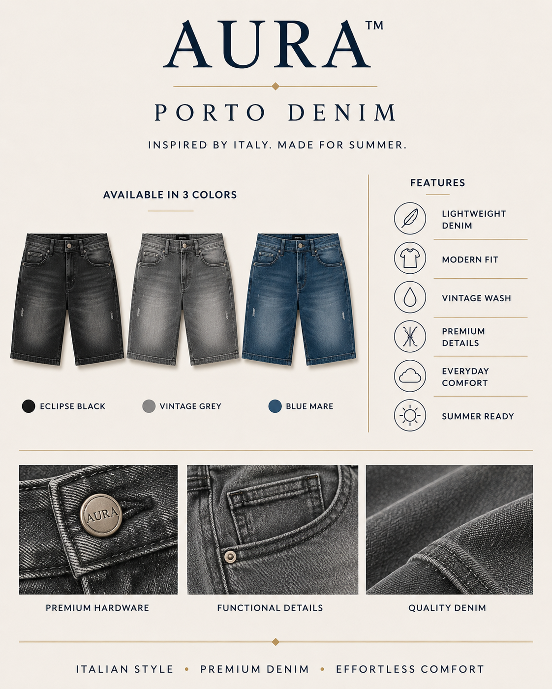AURA™ Vesuvio Denim — vista 4