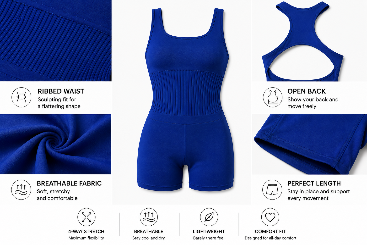 Tuta Aura Mare Blu™ — vista 4