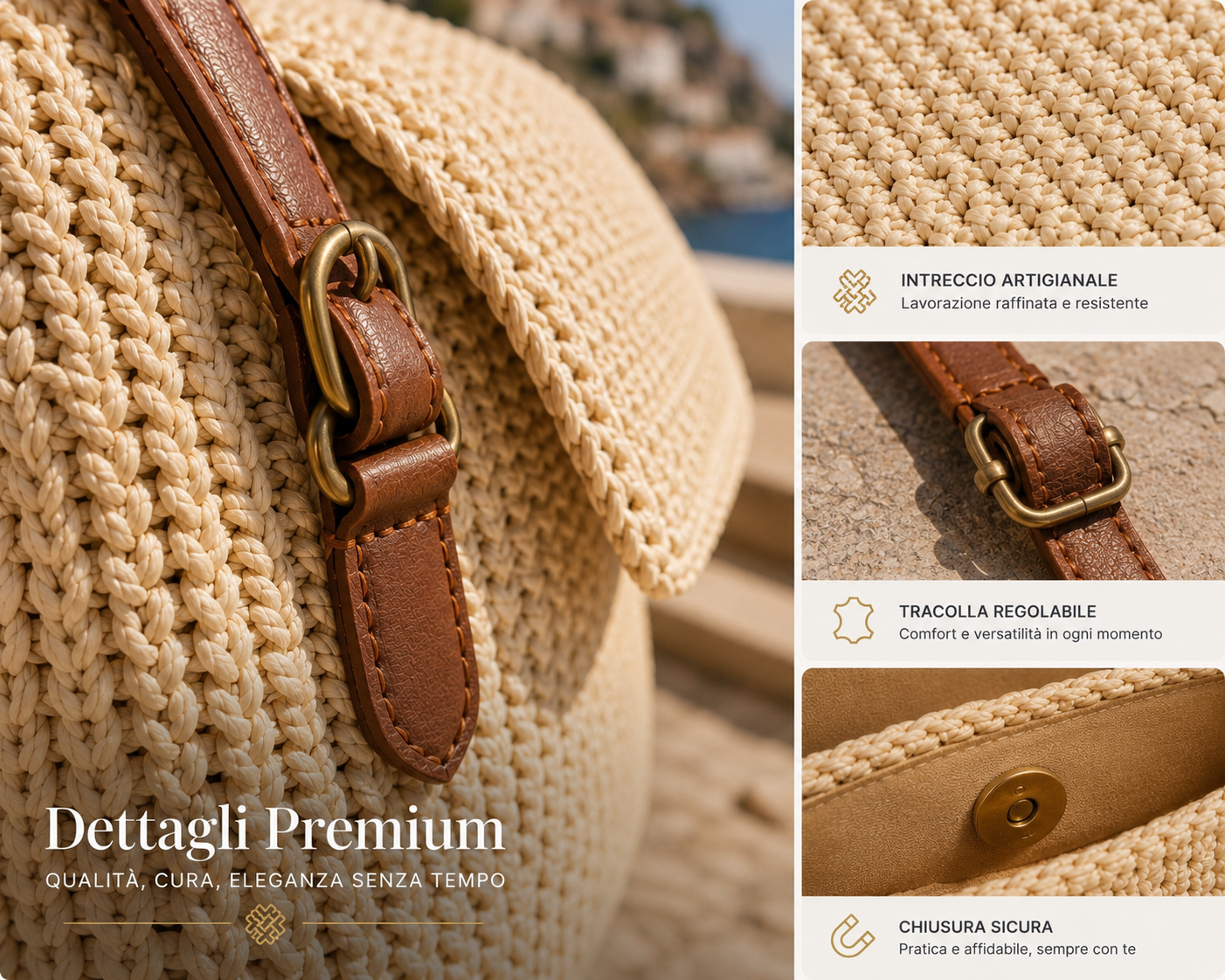 Borsa Mare Fior d'Oro™ Positano — vista 3